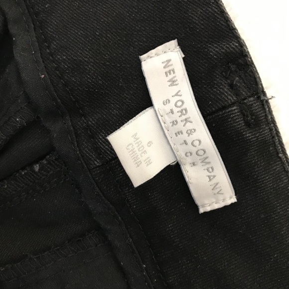 New York and Company Black Stretch Pants - Picture 2 of 6